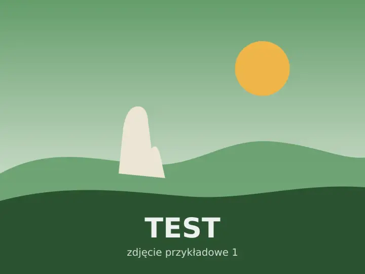TEST · Pokoje nad stawami